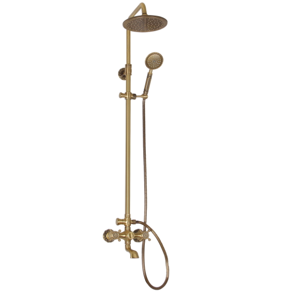 Latest company Cases about Brass Shower Heads: The Science Behind the Golden Spray  
